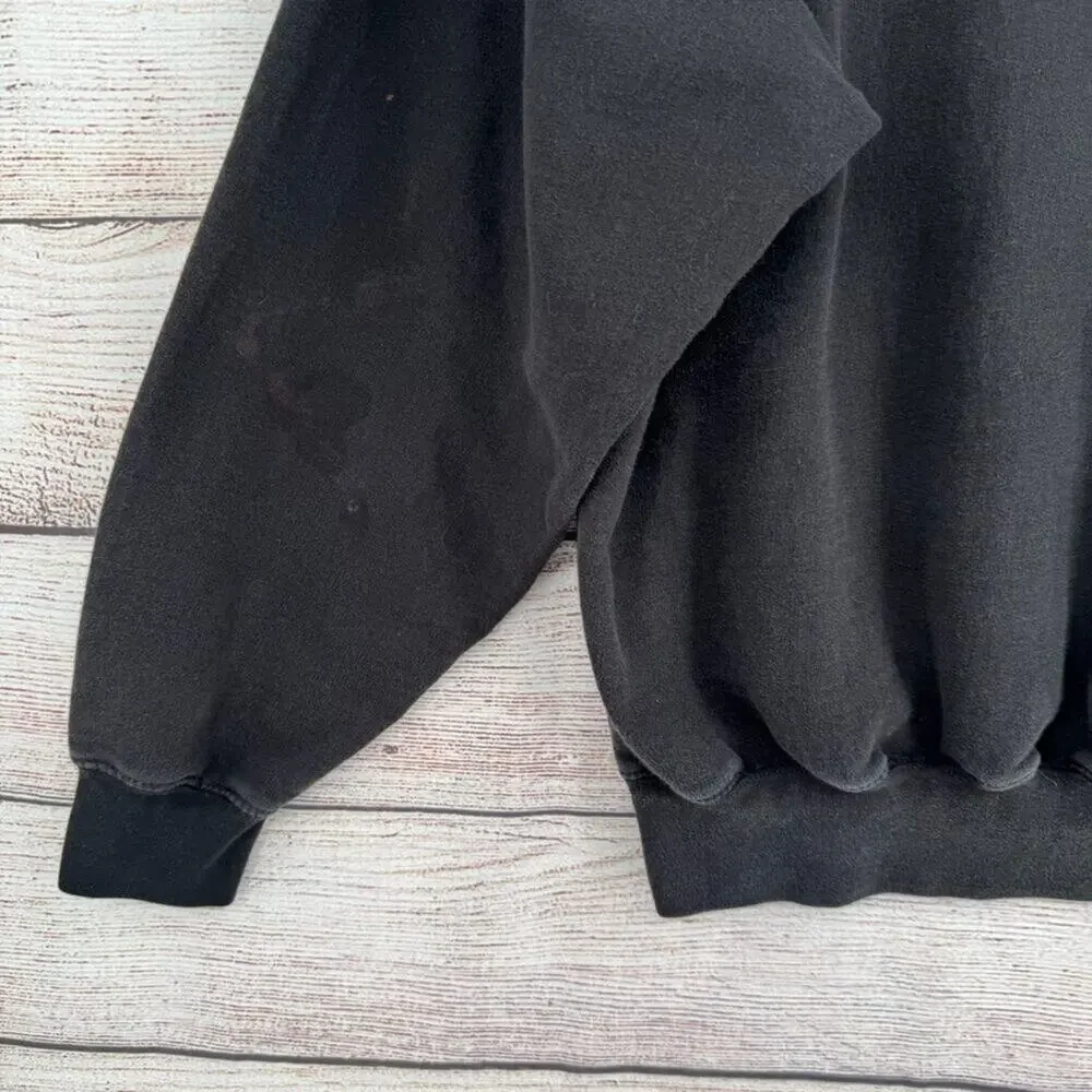 N.W.A. Distressed Crewneck Logo Sweatshirt Adult Size XL Black Ice Cube Dr. Dre‎